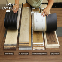Suelo Vinílico de Lujo (LVT/LVP) Impermeable de 2mm, 4mm, 5mm, 8mm, PVC, de Instalación Suelta, Adhesivo, con Sistema de Clic, Autoadhesivo, Tipo Plancha