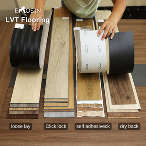 Revêtement de <span class=keywords><strong>sol</strong></span> en <span class=keywords><strong>vinyle</strong></span> de luxe (LVP/LVT) étanche, 2mm, 4mm, 5mm, 8mm, PVC, pose libre, à coller, à dos sec, à clipser, auto-<span class=keywords><strong>adhésif</strong></span>, en dalles - Product Image 1