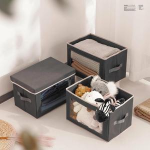 Foldable Storage Box for Household Organizer for Clothes Toys <b>Fabric</b> <b>Wardrobe</b> Clothes Bin Foldable Cloth Storage Box - Product Image 4