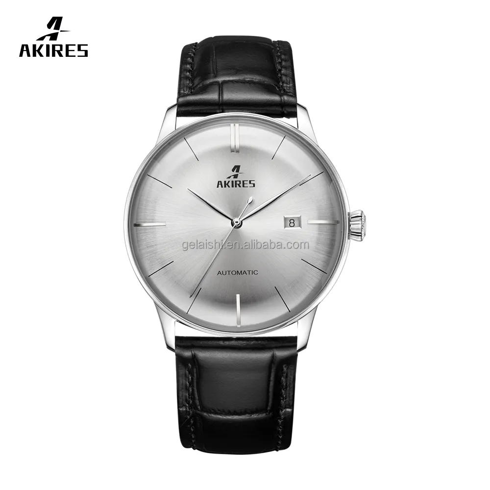 Dress Watch Vintage Simper Design 316L Stainless Steel Mechanical Watches Sapphire Crystal Glass Retro Watch for Men