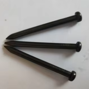 Clous en fil de fer rond en acier industriel de 3,1 à 11,5 mm de diamètre de tête, clous en béton noirs de 0,8 à 6 pouces pour la construction - Product Image 2