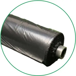 Construction film de construction plastique noir 200um sous-couche de béton film plastique pour barrière contre l'humidité