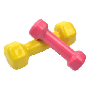 Accessoires d'équipement de gymnastique 5kg 8kg vinyle rose bleu haltère hexagonal prix - Product Image 6