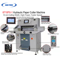 6710 Hydraulischer Papiers ch neider Automatische elektrische Funktion Büro papier-und Zeitungs schneide maschine