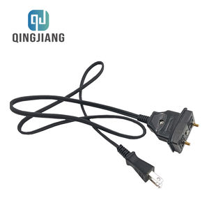 चुंबकीय सॉकेट उच्च गुणवत्ता वाले एक्सटेंशन कॉर्ड के साथ जापानी मानक दो-प्लग पावर कॉर्ड - Product Image 5