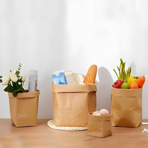 Envío Rápido, Bolsa de Papel Biodegradable Personalizada para Alimentos, Directo de Fábrica, Empaque Sostenible para Productos Frescos y Comestibles - Product Image 2
