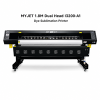 Nouvelle imprimante à sublimation automatique à grande vitesse de 1,8 mètre avec double tête I3200 A1, garantie 1 an, pour l'impression de textiles, maillots et vêtements de sport