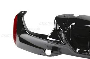 ลิ้นกันชนหลังแบบดิฟฟิวเซอร์ สีดำเงา สำหรับตกแต่งรถยนต์ BMW ซีรีส์ 5 รุ่น G30 G38 ปี 2017 อุปกรณ์ตกแต่งรถยนต์ - Product Image 5