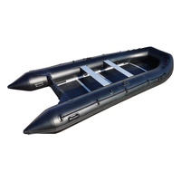 Bateau rigide gonflable de 15 pieds, 500cm, Yacht de sport, bateau à moteur en bois PVC, certifié CE, HM-E500 9 + 1 personnes pour la dérive en mer