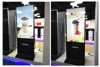 Écran tactile 43" 55" 65" 75" 86" 4K IPS, kiosque numérique sur pied pour intérieur, signalisation numérique et écran LCD