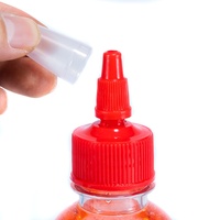 Bouteille d'emballage de sauce piquante de 8 oz avec bouchon de bouteille à presser pour sauce, type multi-bouteilles, ketchup, sauce au piment, contenant en plastique PET