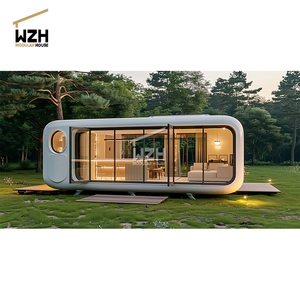 Casa de contêiner de luxo altamente adaptável, cápsula móvel à prova de som, cápsula moderna, casa pequena, cápsula de casa - Product Image 1
