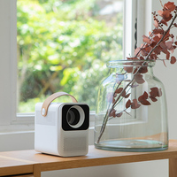 Nuevo Proyector Inteligente WOWOTO 1920*1080p Compatible con 4k con Corrección Trapezoidal Automática, Altavoz Integrado, Android 9, Portátil
