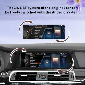 LELV pemutar Multimedia mobil BMW, GPS layar sentuh mobil Android 14 Seri 5 GT F07 dengan Android Auto nirkabel 4G/WiFi - Product Image 6