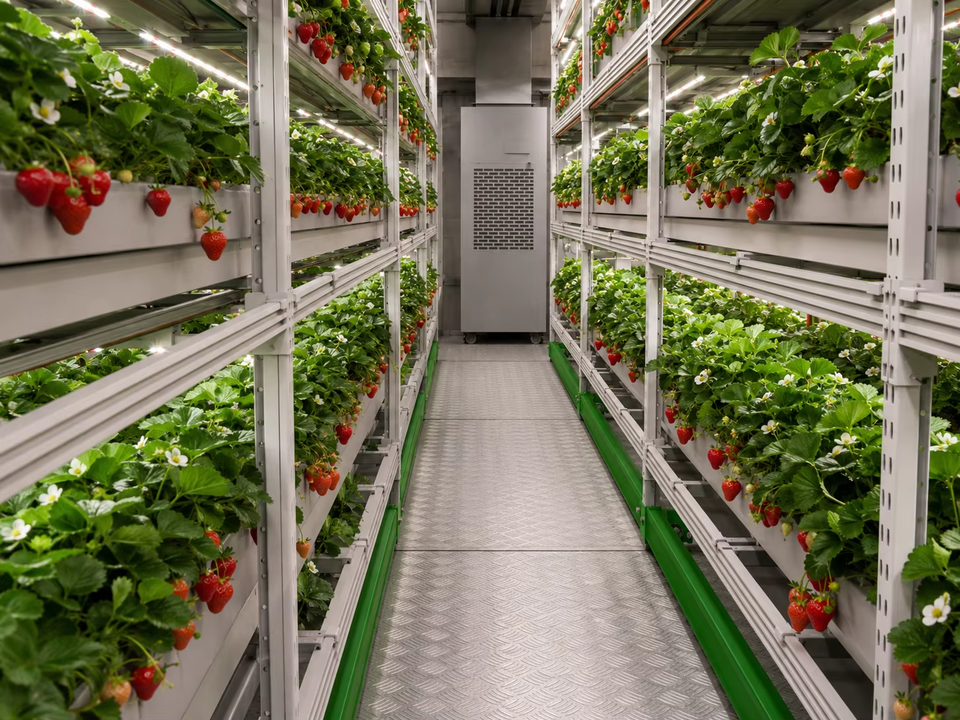 Reinfa Container: Mobile Racks | Drip Nutrient Irrigation | Fruit ...