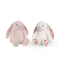 Peluche Lapin de Pâques Mignon le Plus Vendu, Jouet en Peluche Lapin aux Longues Oreilles Rembourré de Coton PP, Emballé Sous Vide, Unisexe pour la Vente en Gros