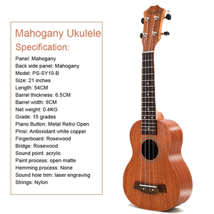 Venta al por mayor de la fábrica <span class=keywords><strong>Paisen</strong></span> 21 pulgadas de <span class=keywords><strong>ukelele</strong></span> sólido <span class=keywords><strong>ukelele</strong></span> concierto tenor, soprano - Product Image 3
