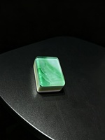 Juego de Mahjong Americano Funky Trade Emerald Wave, Fichas de Mahjong Acrílicas Premium de Jade Verde Brillante, 160 Piezas, Juego Completo