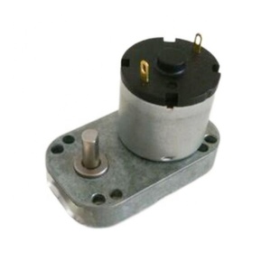 시멘트 콘크리트 혼합기용 6138GY528 65rpm 18kgf.cm 12V DC 웜 기어 모터 - Product Image 1