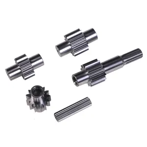 China Manufacturer Custom Mechanical Motor Teeth Transmission Steel Gear Shaft For Agricultural Machinery