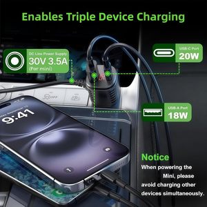 Convertitore Step-up Starlink <span class=keywords><strong>Mini</strong></span> da 10-28V a 30V 3.5A con Cavo Schermato in Rame Puro 16AWG e Display LED - Product Image 6