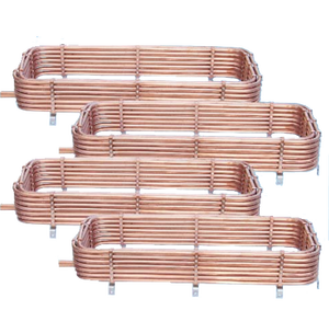 مكثف أنبوبي نحاسي للتبريد العميق للاستخدام الصناعي، نظام مضخة تفريغ عالي الأداء، قطع غيار تبادل حراري للتبريد - Product Image 1