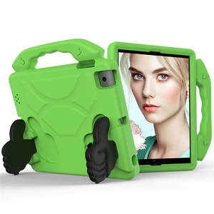 เคสแท็บเล็ตสำหรับเด็ก,เคสนิ่มกันกระแทกมีที่จับนิ้วโป้งสำหรับ <span class=keywords><strong>iPad</strong></span> 9.7 2017 2018 <span class=keywords><strong>A1822</strong></span> A1823 A1893 A1954 - Product Image 3
