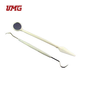 Miroir de dentiste en plastique jetable d'instruments de dents de poignée orale de bouche dentaire - Product Image 3
