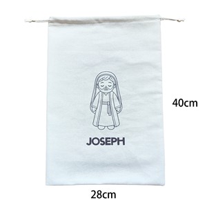 Set di Sacchetti in Cotone Personalizzati con Coulisse, Sacchetti Regalo Natività in Tela con <span class=keywords><strong>Maria</strong></span> <span class=keywords><strong>e</strong></span> Giuseppe, Sacchetti Portaoggetti Religiosi con Cristo - Product Image 3