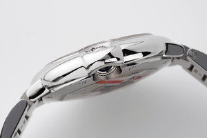 Reloj Mecánico Automático Elegante y Moderno con Esfera Rosa Grabada, Correa de Acero Inoxidable, Resistente al Agua para Uso Diario - Product Image 6