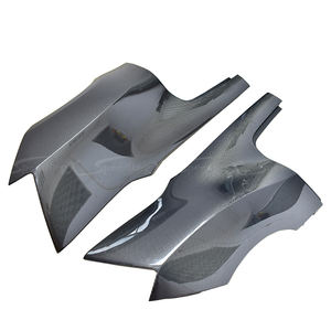 Garde-boue arrière en FIBER de carbone pour AUDI R8 V8 V10, KIT de carrosserie à personnaliser, 2008 — 2015 - Product Image 2