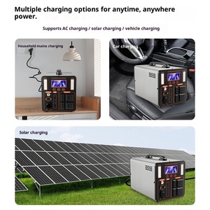 Batería Externa de Litio de Gran Capacidad de 2000W con Panel Solar MPPT de Onda Sinusoidal Pura y Tipo-C AU/US/EU/UK - Product Image 3