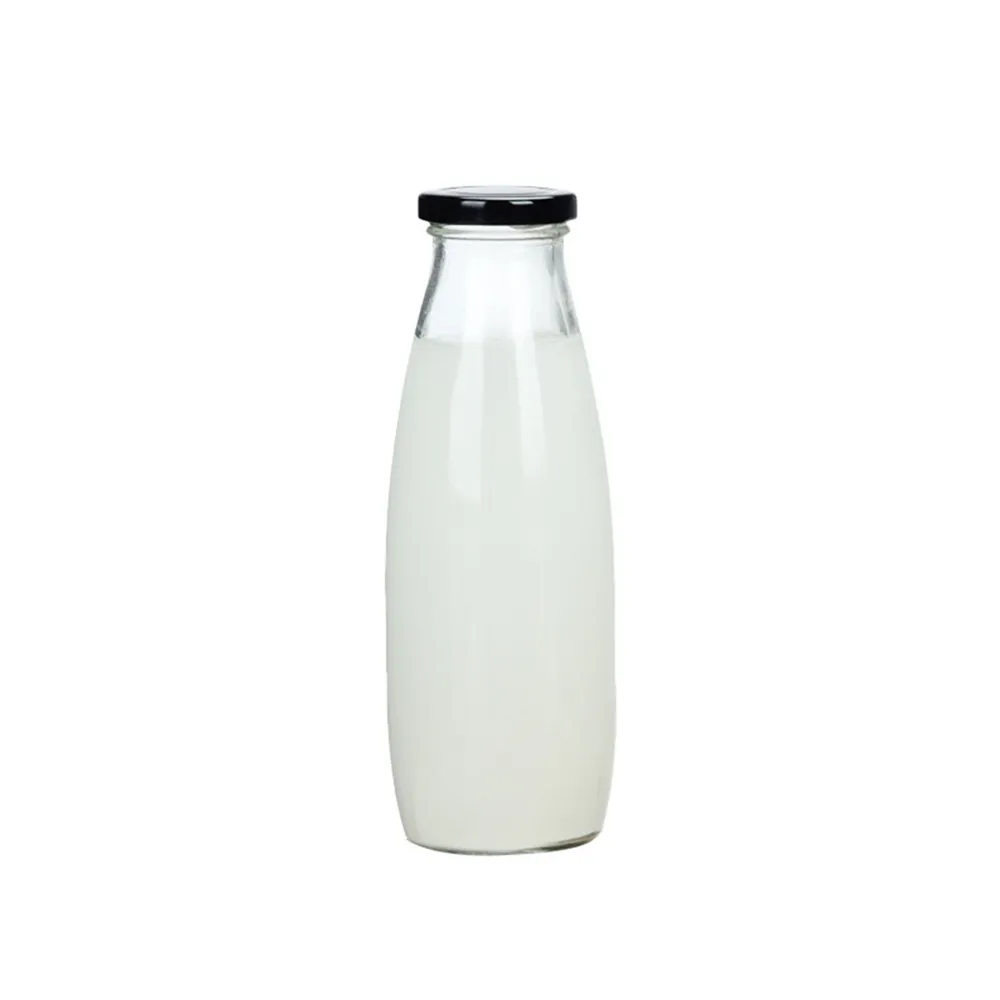Factory price cheap 250ml 500ml 1000ml milk storage glass bottle