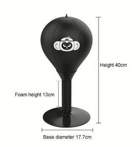 Ballon de frappe de boxe à ventouse pour enfant, anti-stress, pour bureau et sac à dos - Product Image 4