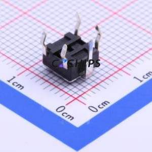 SKHHPLA010 Tactile Switch Bent Lead Through Hole,6x6mm Switch Single Pole Single Throw Round Button Right Angle Insert 6mm - Product Image 2