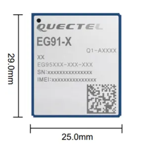 LTE CAT 1 4G IOT MODULE Quectel EG91 EG91VXGA-128-SGNS EG91NAXGA-128-SGNS for M2M and IoT applications