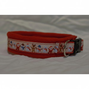 Collar de perro con forro polar, Navidad, Papá Noel, muñeco de nieve, Reno, oso, ajustable - Product Image 1