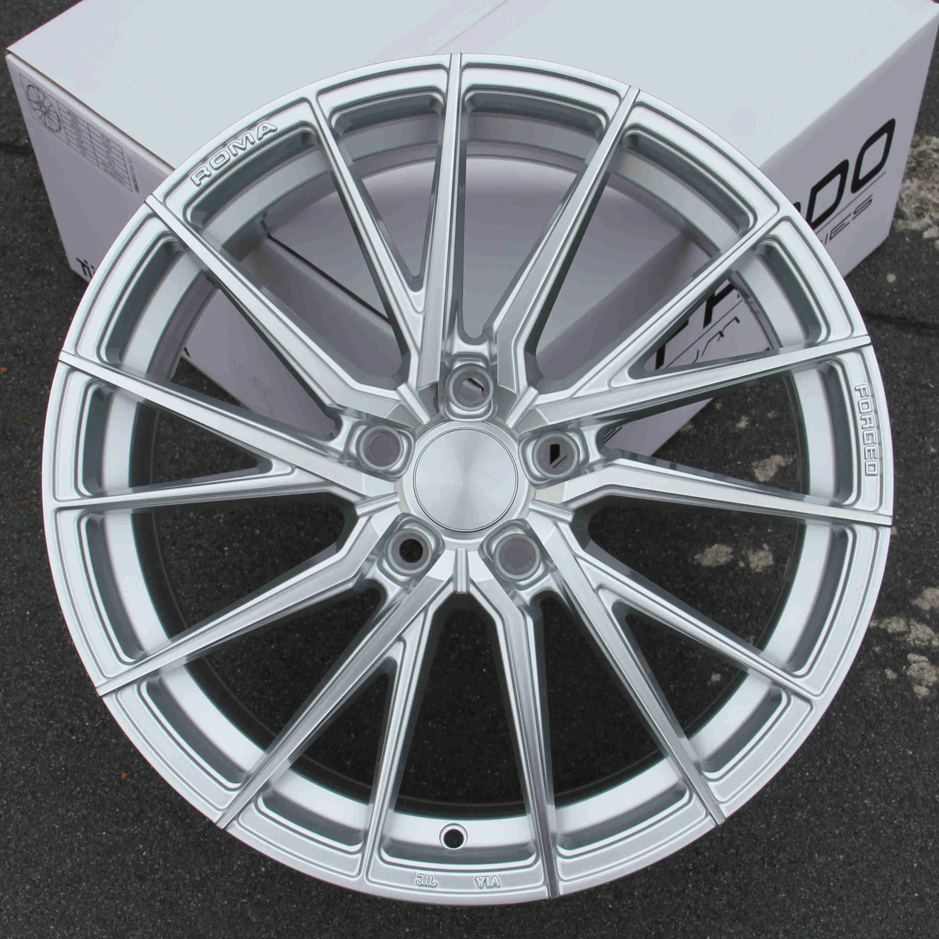Bku racing 5x120 wheels 18 inch 5 holes silver alloy Passenger Car Wheels rims for F10 wheels bmw 3 4 5 6 7 series