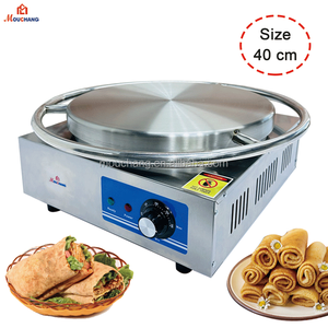 Crêpière électrique rotative en acier inoxydable antiadhésif 3000W, machine à crêpes et à pancakes automatique - Product Image 3