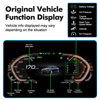 Nuevo Velocímetro LCD de 12.3'' para el Tablero de Instrumentos de Autos Serie 3/4 F30-F36, Panel de Instrumentos Digital con Carplay, Retrofit/Actualización