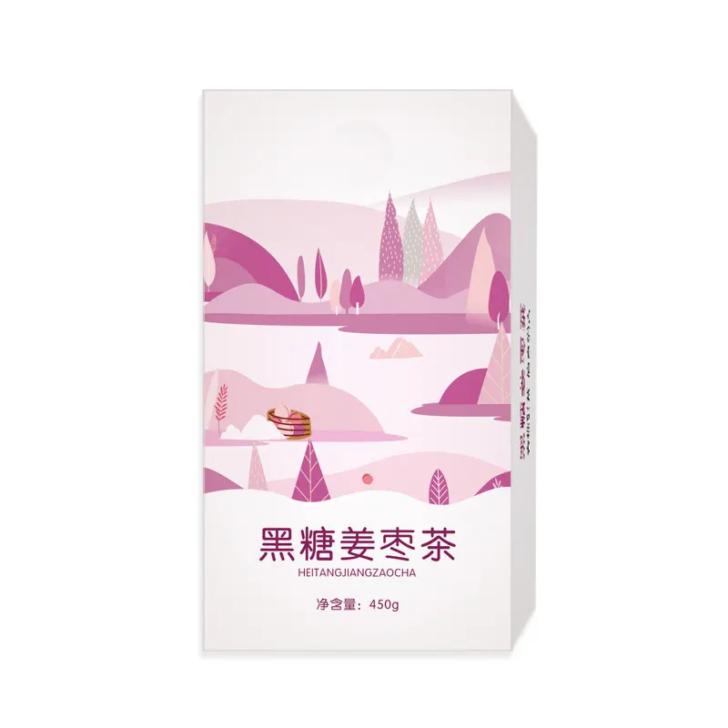 Herbal Tea for Women Dark Brown Sugar Cube with Jujube Goji Chinese Womb Tea