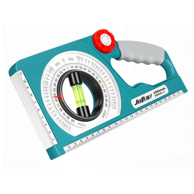 JCTOP Industrial High Precision Slope Measuring Instrument Magnetic Level Bubble Inclinometer Protractor Angle Finder ABS