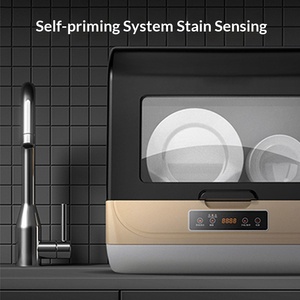 <span class=keywords><strong>Lavavajillas</strong></span> de Sobremesa Doméstico, Instalación Gratuita, Secado Totalmente Automático, Almacenamiento Todo en Uno, 800W, Control Mecánico, Regalo, Importado - Product Image 2