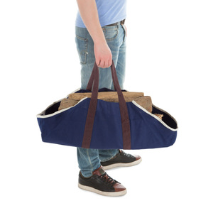Bolsas de almacenamiento de leña para comercio electrónico transfronterizo, bolsas organizadoras de leña para el hogar, bolsas portátiles para transportar leña - Product Image 1