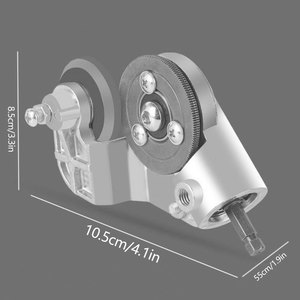 Coupe-plaques métalliques électrique, type perceuse, pour la découpe d'aluminium, de fer et d'acier, épaisseur de coupe : 0,1 mm - Product Image 4