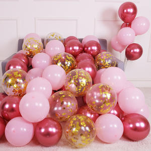 Ballons Métalliques <span class=keywords><strong>Pastel</strong></span> pour Proposition Décoration de Fête d'Anniversaire de Mariage Décoration de Boutique de Noël - Product Image 1