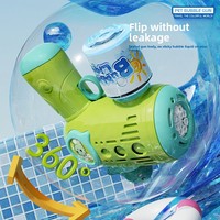 Nouvelle machine à bulles en plastique pour enfants, électrique, entièrement automatique, étanche, pistolet à bulles manuel, jouets unisexes, 0-24 mois