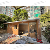 Casa Modular de Lujo para Retiro de Meditación, Estructura de Acero, Almacenamiento, Casa Pequeña, Cabina de Sauna Móvil Ecológica