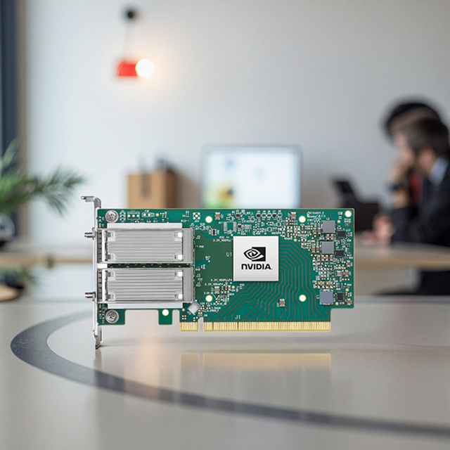 New Original High Speed Network Interface Card MCX542B-ACAN ConnectX-5 25G Dual Port SFP28 NIC, PCIe X8, with RoCE V2 & SR-IOV