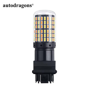 Ampoule CANBUS sans erreur 3014 168smd 1157 Bay15d T20 7443 T25 3157, double couleur, clignotant et feu stop, pour voiture - Product Image 3
